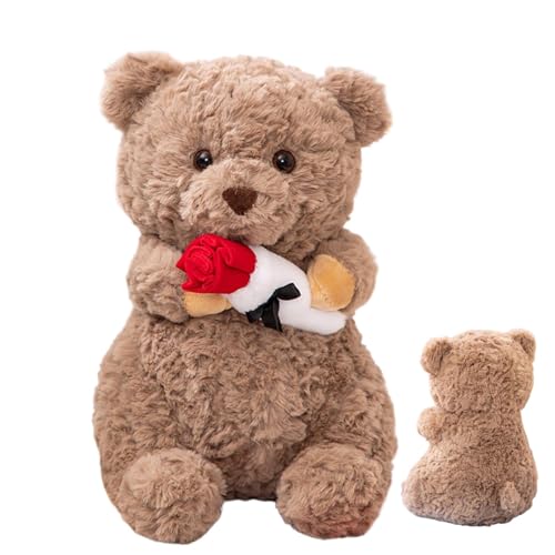 Générique Plüschtier Bär – Bärenpuppe, Plüschspielzeug aus Plüsch | weich, bequem, kleine Tasche, Bär umarmt Générique Plüschtier Bär – Bärenpuppe, Plüschspielzeug aus Plüsch | weich, bequem, kleine Tasche, Bär umarmt von Générique