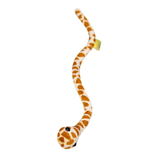 Générique Plüschtier Schlange, Tier, vielseitig, weich, mit echtem und flexiblem Design, ideal als Geschenk für Kinder und Reptilienliebhaber (36 cm) von Générique
