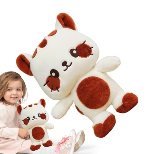 Générique Plüschtier für kleine Katzen – Spielzeug Kätzchen, weich, gepolstert, realistisch, 40,6 cm, weiches Dekokissen | niedliches Kissen zum Kuscheln mit weichem Fell für Babyzimmer, Bett von Générique