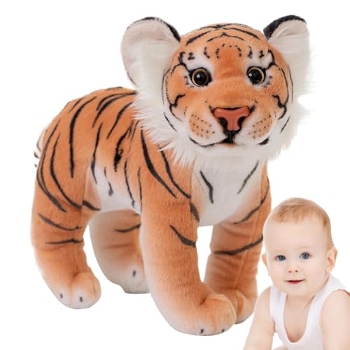Générique Plüschtiere Tiger, Plüschtier Tiger | Niedliches Tiger-Plüschtier aus weichem Plüsch – Zookissen, Wild-Plüschtier, für Schlafzimmer und Sofa Générique Plüschtiere Tiger, Plüschtier Tiger | Niedliches Tiger-Plüschtier aus weichem Plüsch – Zookissen, Wild-Plüschtier, für Schlafzimmer und Sofa von Générique