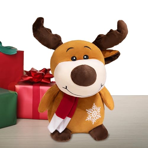 Générique Plüschtiere für Partys, Plüschtiere für Weihnachten, Deko-Plüschtier aus Plüsch, 22,4 cm (9 Zoll) | Plüschspielzeug, Weihnachtskissen aus Plüsch für Mädchen und von Générique