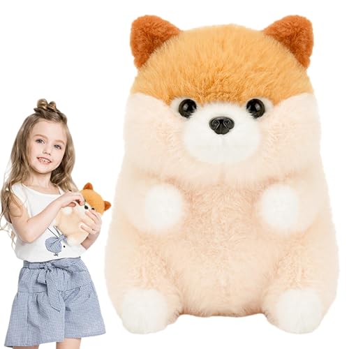 Générique Plüschwelpe, Plüschtier Welpe | Kuscheltier Welpe zum Kuscheln | Plüschkissen für Hunde, Spielzeug für Wohnzimmer, Schlafzimmer, Stuhl, Sofa von Générique