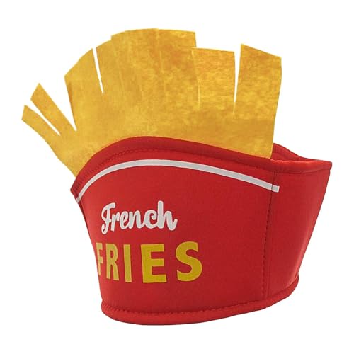 Générique Pommes Hut, Hamburgerhüte für Erwachsene – mexikanische Lebensmittel-Stirnbänder für Frauen, mexikanische Taco-Kopfbedeckung, lustiges Zubehör für Thanksgiving von Générique