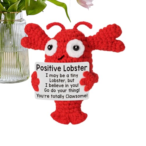 Générique Positive Handarbeit, gehäkelt, niedliches Tier-Plüschtier mit Affirmationskarte, Ermutigung, 1 Stück, für Lehrer, Mom, Freunde, Teenager, Schreibtisch, Reisen Générique Positive Handarbeit, gehäkelt, niedliches Tier-Plüschtier mit Affirmationskarte, Ermutigung, 1 Stück, für Lehrer, Mom, Freunde, Teenager, Schreibtisch, Reisen von Générique