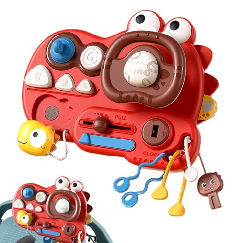 Générique Pretend Steering Wheel, Dinosaur Sensory Activity Board, 20,5 x 15,5 x 5,8 cm/8,07 x 6,1 x 2,28 Zoll Feinmotor, Skill Games für frühe Bildung, Augen-Koordination Entwicklungswerkzeug Générique Pretend Steering Wheel, Dinosaur Sensory Activity Board, 20,5 x 15,5 x 5,8 cm/8,07 x 6,1 x 2,28 Zoll Feinmotor, Skill Games für frühe Bildung, Augen-Koordination Entwicklungswerkzeug von Générique