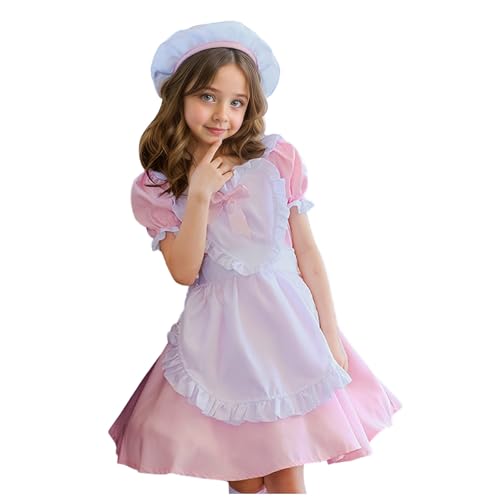 Générique Prinzessinnen-Kostüm für Mädchen, bezauberndes Kleid für den Alltag und Kostümpartys, mit bequemem Prinzenkleid für junge Mädchen, Verkleidung für Kinder von Générique