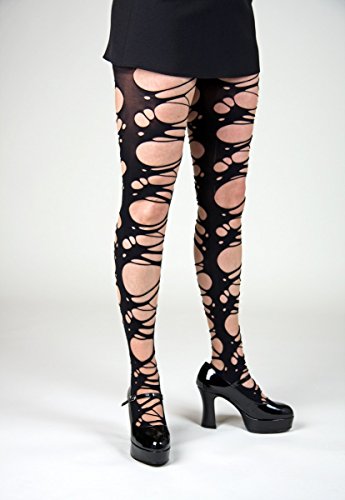 Generique - Punk Strumpfhose Schwarze Löcher Generique - Punk Strumpfhose Schwarze Löcher von Generique -