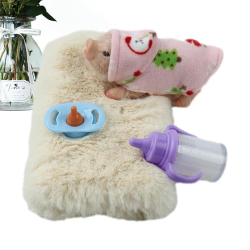 Générique Realistisches Silikon-Pig-Spielzeug – Reborn Haustier-Spielzeug aus weichem Silikon | ultra-realistische Tierfigur, Spielzeug aus hochwertigem Material, Anzeige der C Générique Realistisches Silikon-Pig-Spielzeug – Reborn Haustier-Spielzeug aus weichem Silikon | ultra-realistische Tierfigur, Spielzeug aus hochwertigem Material, Anzeige der C von Générique