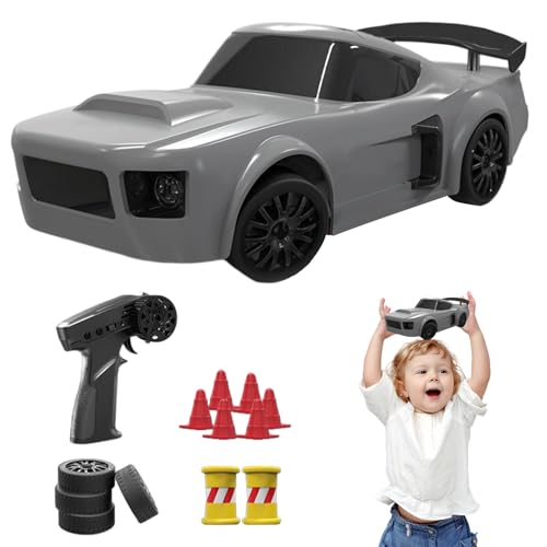 Générique Remote Control Drift Car, 1:24 Scale Children Remote Control Drift Car Toy, High-Speed Racing Fahrzeug mit austauschbaren Tires für Backyard und Parks, 7,68 x 3,35 x 2,68 Zoll von Générique