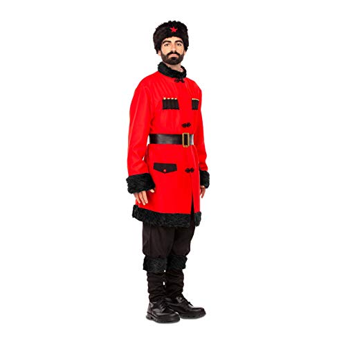 Generique Russischer-Soldat Herrenkostüm für Fasching schwarz-rot - M/L von My Other Me