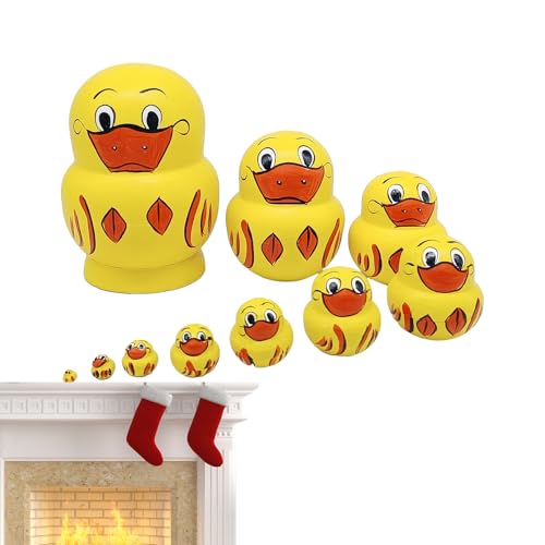 Générique Russisches Nistkasten – Stapelbare Entenfigur | Traditionelles russisches Spielzeug-Set 10 Stück – Sammelobjekte bunt Générique Russisches Nistkasten – Stapelbare Entenfigur | Traditionelles russisches Spielzeug-Set 10 Stück – Sammelobjekte bunt von Générique