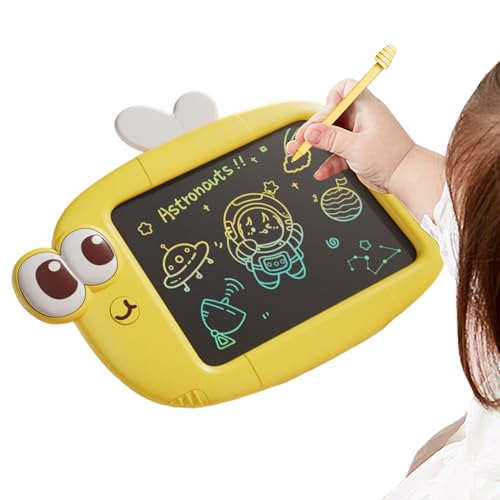 Générique Schiefertafel mit LCD – magische Tafel, abwischbar, wiederverwendbar | Tragbares LCD-Brett, für Zuhause, Reisen, Schule, Kindergarten, Schreiben, Malen von Générique
