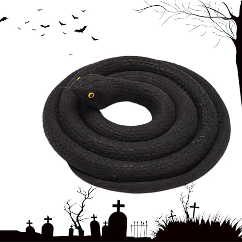 Générique Schlangen Spielzeug, realistische Schlange, 31,5 Zoll, gruseliges Gartenzubehör, Tiermodell, Spielzeug, Halloween, Aprilfisch, Party Prank Requisiten Générique Schlangen Spielzeug, realistische Schlange, 31,5 Zoll, gruseliges Gartenzubehör, Tiermodell, Spielzeug, Halloween, Aprilfisch, Party Prank Requisiten von Générique