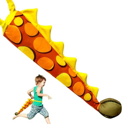 Générique Schwanzkostüm für Kinder, Plüsch-Dinosaurier-Tail, niedlicher Tierschwanz für Halloween, Partys, Feiern | Child's Tails Cosplay Kostüm Fun Kids Kostüm Générique Schwanzkostüm für Kinder, Plüsch-Dinosaurier-Tail, niedlicher Tierschwanz für Halloween, Partys, Feiern | Child's Tails Cosplay Kostüm Fun Kids Kostüm von Générique
