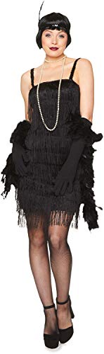 Generique - Schwarzes 20er Jahre Charleston Kostüm für Damen - XS von Generique -