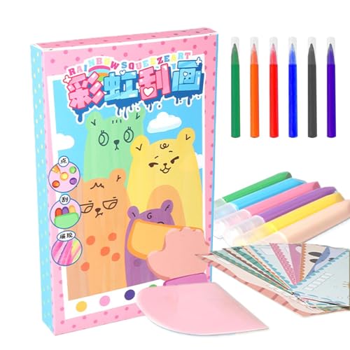 Générique Scratch Book für Kinder, Rainbow Art Scratch Book, Kids Painting Set, Travel Scratch Book, Valentine's Day Art Set, Kids Scratch Notebook, Scratch Arts Kit for Kid, Creative Scratch Arts von Générique