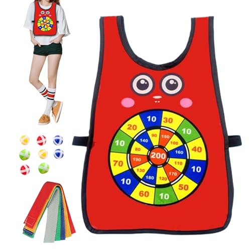 Générique Set mit selbstklebender Weste – Wurfball-Set zum Fangen | Sportausrüstung, waschbar, für Rasen, Park, , Hinterhof, Picknick von Générique