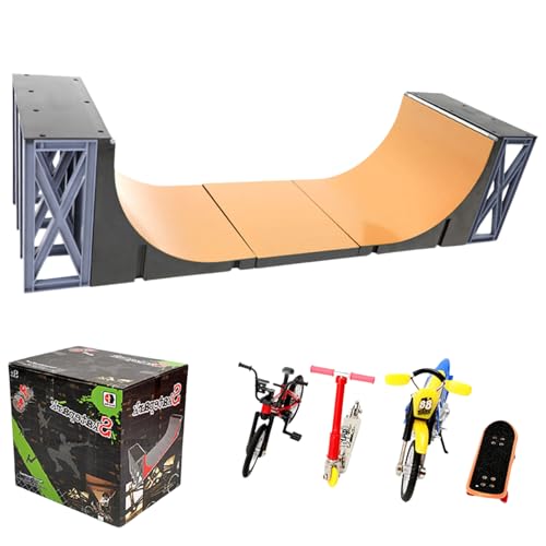 Générique Skateboard-Set, Mini-Finger-Set, Skate Park, Spielzeug, Handboards, Scooter, Skaten, Bike, Caster Board, Zubehör, Fingerboard, Geschenk von Générique