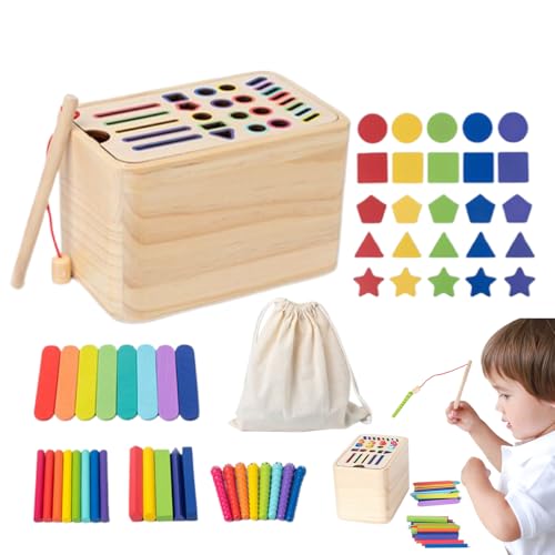 Générique Sortierspielzeug für Kleinkinder, Sortierspielzeug – sensorische Entwicklungsspiele, sensorisches Farbspielzeug aus Holz Générique Sortierspielzeug für Kleinkinder, Sortierspielzeug – sensorische Entwicklungsspiele, sensorisches Farbspielzeug aus Holz von Générique