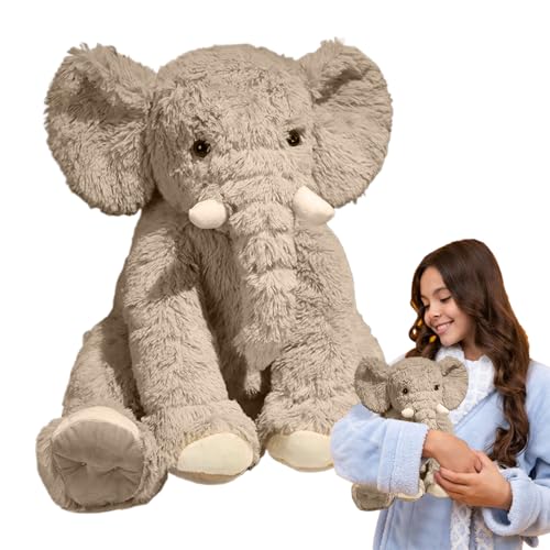 Générique Spielzeug aus Elefantenstoff – Elefant aus Plüsch | Stoff | weich und bequem | Elefann Cuddly Spielzeug für Schlafbegleiter, Elfar-Spielzeug, Moell-Dekoration von Générique