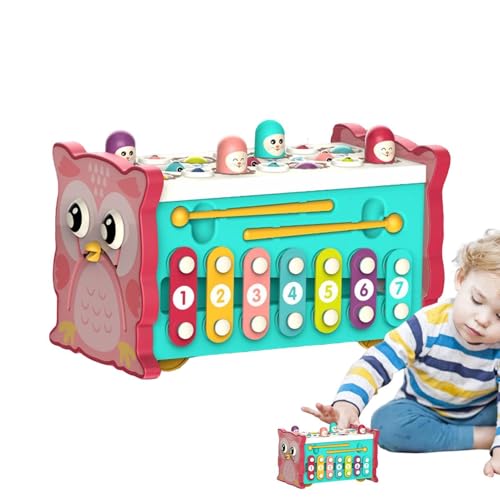 Générique Spielzeug aus Holz, Lernspielzeug für ein Jahr, Hexaeder, multifunktional, interaktiv, Lernspiele für Kinder, Familie, Freunde, Haus, Valentinstag von Générique
