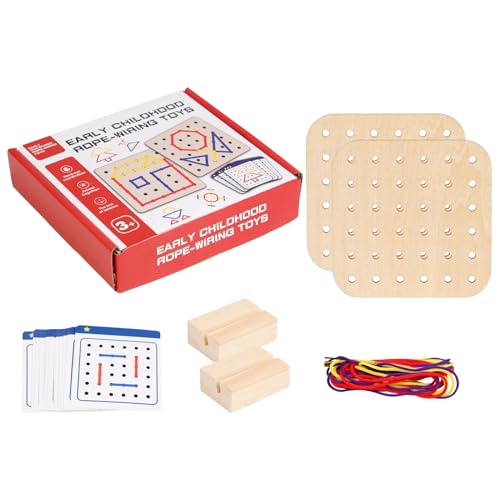 Générique Spielzeug zum Gewindeschneiden – Entwicklungsspielzeug, Problemlösung, Schnürung _ Toy, Schnürblock aus Holz, Entwicklung von Feinmotor, Bildungskettenkunst für Kinder ab 3 Jahren Générique Spielzeug zum Gewindeschneiden – Entwicklungsspielzeug, Problemlösung, Schnürung _ Toy, Schnürblock aus Holz, Entwicklung von Feinmotor, Bildungskettenkunst für Kinder ab 3 Jahren von Générique