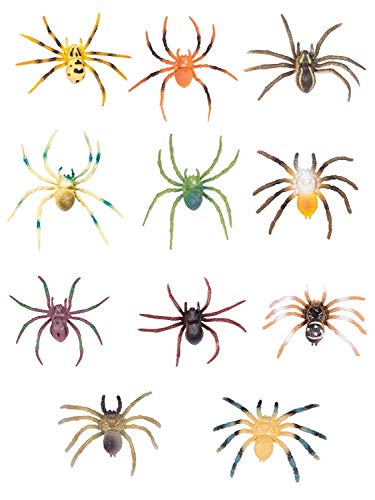 Generique - Spinne Tarantel Halloween Partydeko bunt 8,5x6x0,5cm von Generique -