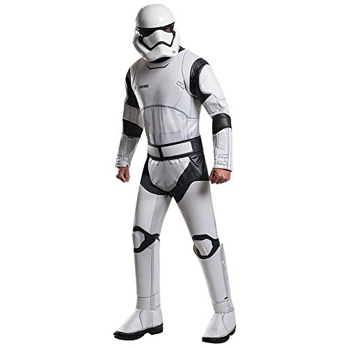Generique - Star Wars Stormtrooper-Kostüm Deluxe Lizenzware Weiss-schwarz - M / L von Generique -