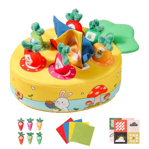 Générique Stoff-Box-Spielzeug, Karrot Pulling Napkin Toy, Lernspielzeug Sensory Plaything, 10,24 x 7,09 x 4,72 Zoll Plüschkarrots Towel Holder, Radish Game for Toddler, Early Learning Activity Générique Stoff-Box-Spielzeug, Karrot Pulling Napkin Toy, Lernspielzeug Sensory Plaything, 10,24 x 7,09 x 4,72 Zoll Plüschkarrots Towel Holder, Radish Game for Toddler, Early Learning Activity von Générique