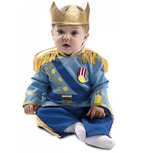 Generique - Süßes Prinzen-Kostüm für Babys Faschings-Verkleidung blau-goldfarben - Blau von Generique -