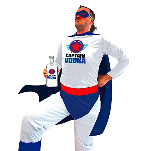 Generique - Super Captain Vodka Kostüm für Erwachsene bunt von Generique -