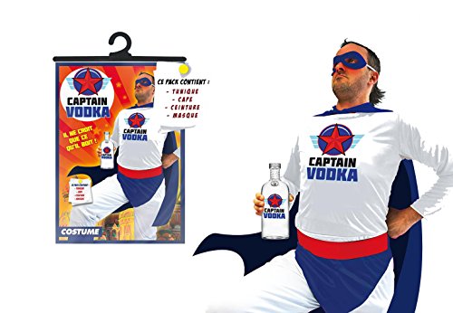 Generique - Super Captain Vodka Kostüm für Erwachsene bunt Generique - Super Captain Vodka Kostüm für Erwachsene bunt von Generique -