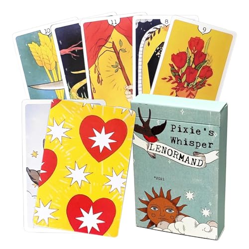 Générique Tarot Deck 36 Teile Spiritual Guidance Cards, Wahrsagendeck mit mystical Ei for Life Liading, Fun Fortune Tell Tell Board Game for Home Family Adults Teens Trewing Party Gather Générique Tarot Deck 36 Teile Spiritual Guidance Cards, Wahrsagendeck mit mystical Ei for Life Liading, Fun Fortune Tell Tell Board Game for Home Family Adults Teens Trewing Party Gather von Générique