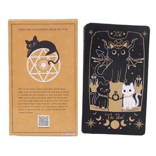 Générique Tarot-Deck für Anfänger – Tarot-Wahrsagkarten | Elegantes Kartenspiel für die Meditation | Tarot-Deck für Studenten Erwachsene und Senioren Générique Tarot-Deck für Anfänger – Tarot-Wahrsagkarten | Elegantes Kartenspiel für die Meditation | Tarot-Deck für Studenten Erwachsene und Senioren von Générique