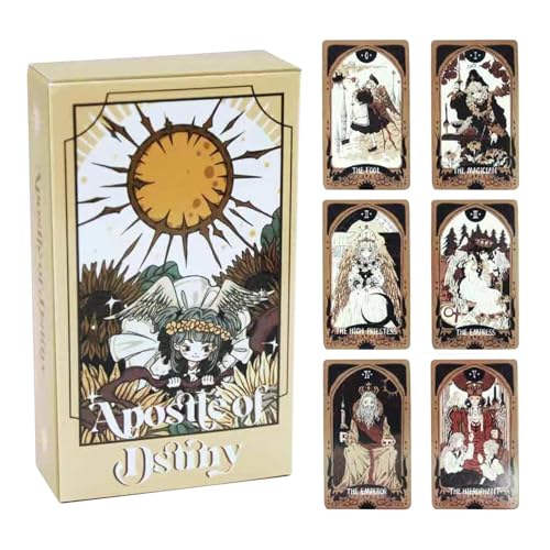 Générique Tarotkarten für Anfänger – 78 mystische Decks aus Kunstpapier für einfaches Lernen, lustiges Gruppenweissagen, interaktives Spiel mit Familie, Freunden, Jugendlichen und Générique Tarotkarten für Anfänger – 78 mystische Decks aus Kunstpapier für einfaches Lernen, lustiges Gruppenweissagen, interaktives Spiel mit Familie, Freunden, Jugendlichen und von Générique