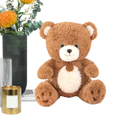 Générique Teddybär, Plüschbär, niedliches Bären-Plüschkissen, weiches Plüschtier für Babys, Kleinkinder, Erwachsene, Mädchen, Jungen Générique Teddybär, Plüschbär, niedliches Bären-Plüschkissen, weiches Plüschtier für Babys, Kleinkinder, Erwachsene, Mädchen, Jungen von Générique