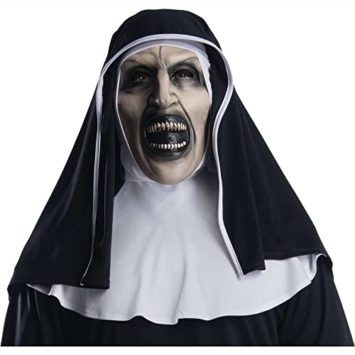 Generique - The Nun-Maske mit Haube Halloween-Accessoire für Erwachsene schwarz-Weiss von Generique -