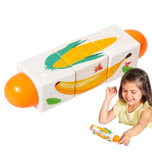 Générique Toddler Building Blocks, Wooden Rotating Puzzle, 15,7 x 4,6 cm lustiges Lernspielzeug, Preschool Learning Game, Klassenzimmer Activity Set für Kinder Mädchen Present Générique Toddler Building Blocks, Wooden Rotating Puzzle, 15,7 x 4,6 cm lustiges Lernspielzeug, Preschool Learning Game, Klassenzimmer Activity Set für Kinder Mädchen Present von Générique