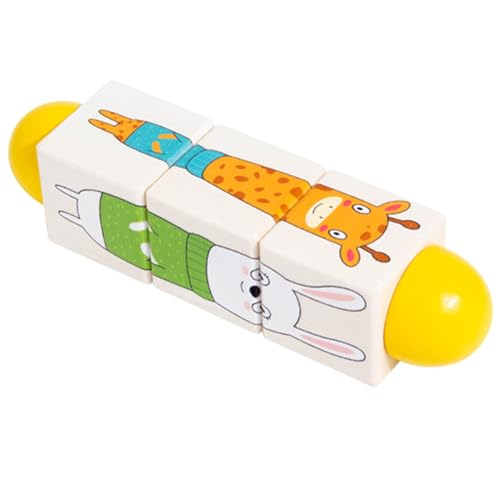 Générique Toddler Building Blocks, Wooden Rotating Puzzle, 15,7 x 4,6 cm lustiges Lernspielzeug, Preschool Learning Game, Klassenzimmer Activity Set für Kinder Mädchen Present Générique Toddler Building Blocks, Wooden Rotating Puzzle, 15,7 x 4,6 cm lustiges Lernspielzeug, Preschool Learning Game, Klassenzimmer Activity Set für Kinder Mädchen Present von Générique
