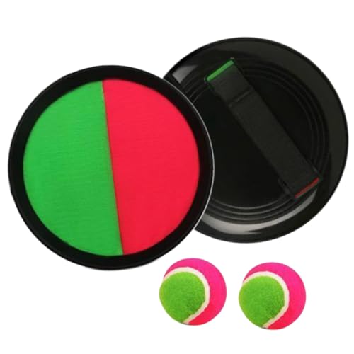Générique Toss and Catch Ball Set, Sticky Balls Toss Game, 9,06 x 7,87 Zoll, kompakt, interaktiv, Eltern-Kind, Outdoor, Sport, Spielzeug für Backyard Camping Travel Family Interaktion, PVC-Material Générique Toss and Catch Ball Set, Sticky Balls Toss Game, 9,06 x 7,87 Zoll, kompakt, interaktiv, Eltern-Kind, Outdoor, Sport, Spielzeug für Backyard Camping Travel Family Interaktion, PVC-Material von Générique