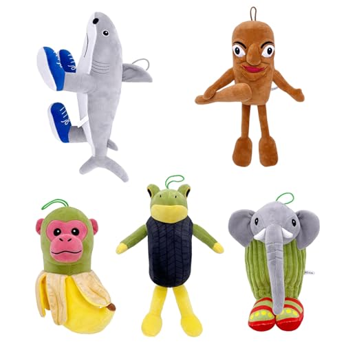 Générique Tung Tung Tung Sahur aus Plüsch, Figuren, Tung Sahur, Italienische Brainrot Internet Meme Set Plüschtiere Italienisch Brainrot (Farbe 11) von Générique