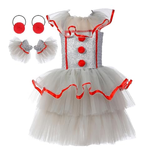 Générique Tutu-Kostüm – Halloween- für Mädchen, Halloween-Kostüm-Set für den täglichen Gebrauch, bestehend aus Halskette, Armbändern und Zubehör für Mädchen von Générique