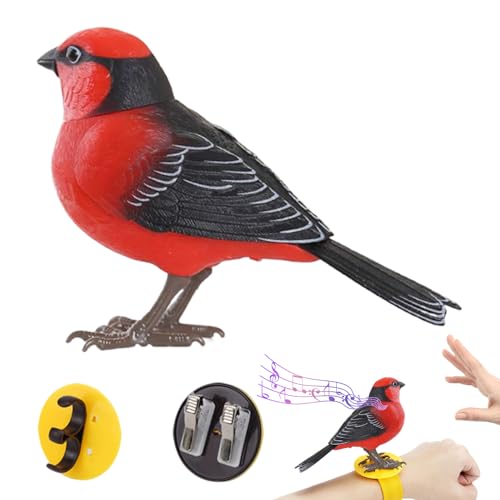 Générique Vogelspielzeug | Figuren Vögel Kinder | sprechender Vogel, elektronisch, niedlich, realistisch, Dekoration, Schlafzimmer, Spielzeug, Aktivität, Zimmer, Spiel Reise von Générique