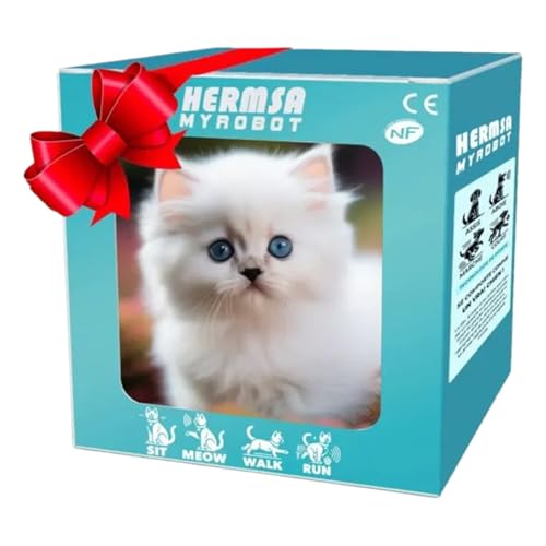 Générique Walking Cat Toy, animierte Spielzeugkatzen mit Geräusch, Robotic Tiere, elektronische Tiere, Simulations-Action-Figur für drinnen und draußen, Schlafzimmer, Spaß, 15,9 x 11,9 x 9,4 cm Générique Walking Cat Toy, animierte Spielzeugkatzen mit Geräusch, Robotic Tiere, elektronische Tiere, Simulations-Action-Figur für drinnen und draußen, Schlafzimmer, Spaß, 15,9 x 11,9 x 9,4 cm von Générique