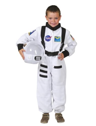 Generique - Weißes Astronaut Kostüm für Kinder - 116 (5-6 Jahre) von Generique -
