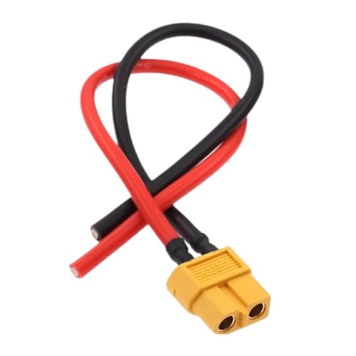 Générique XT60 Kabel, Stecker-Buchse, Plug Cord, 3,94 Zoll High-Current Plug Adapter, 12 AWG Silikonkabel für Auto, Solarpanel, RV, Drohne, Ladestation, tragbar Générique XT60 Kabel, Stecker-Buchse, Plug Cord, 3,94 Zoll High-Current Plug Adapter, 12 AWG Silikonkabel für Auto, Solarpanel, RV, Drohne, Ladestation, tragbar von Générique