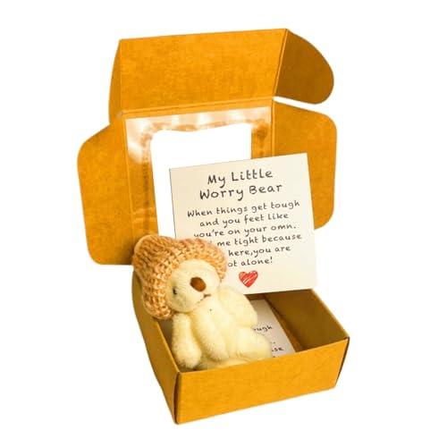 Générique aus Plüsch | Kuscheltier, handgefertigt, niedlicher Begleiter für Tiere mit inspirierender Karte, Hausdekoration für Frauen und Männer von Générique