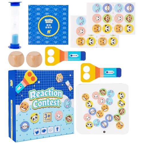 Generisches Reaktionsspielzeug, Reaktionsspiel für – leicht – Lern-Reaktionsspiel, interaktives sensorisches Spielspielzeug für Alter von 3 bis 6 Jahren Generisches Reaktionsspielzeug, Reaktionsspiel für – leicht – Lern-Reaktionsspiel, interaktives sensorisches Spielspielzeug für Alter von 3 bis 6 Jahren von Générique
