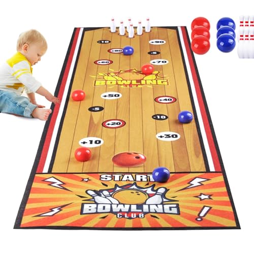 Gesellschaftsspiel für Tischspiele | Puzzlespiel mit 6 Bällen | Matte 39,3 x 11,4 Zoll, interaktives Strategiespiel für drinnen und draußen Gesellschaftsspiel für Tischspiele | Puzzlespiel mit 6 Bällen | Matte 39,3 x 11,4 Zoll, interaktives Strategiespiel für drinnen und draußen von Générique