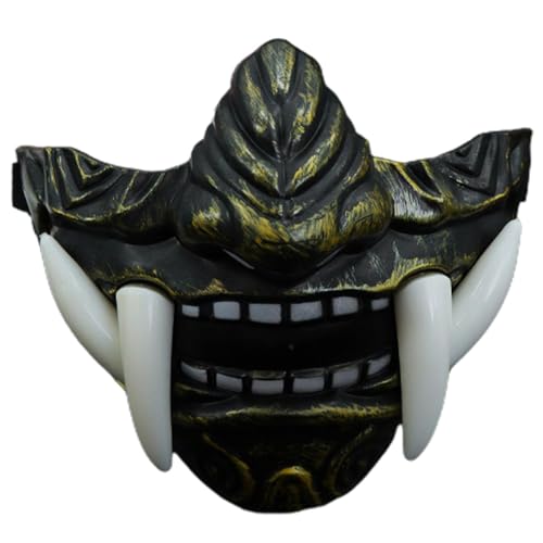 Gesichtsbedeckung, Halloween-Cosplay-Kostüm, Horror-Halbgesichts-Kostüm, gruselige Accessoires, lustig, Halloween-Design, Tierschädel Design, bequem und robust für die Gesichtsbedeckung, Halloween-Cosplay-Kostüm, Horror-Halbgesichts-Kostüm, gruselige Accessoires, lustig, Halloween-Design, Tierschädel Design, bequem und robust für die von Générique